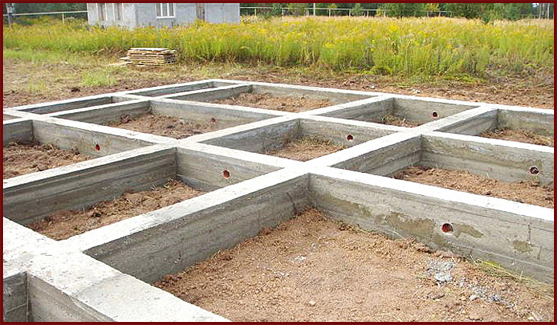 Строительный фундамент Строительный фундамент